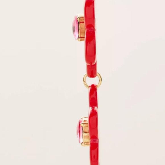 Kate Spade x Target Floral Linear Earrings NIB - Picture 2 of 5